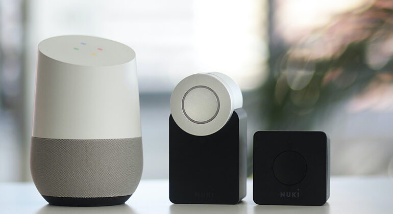 An Image of different smart home products